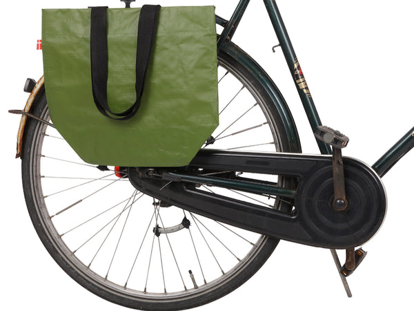 COBAGS Copenhagen Bag Bikezac 2.1 Pannier Bag - Simply Green