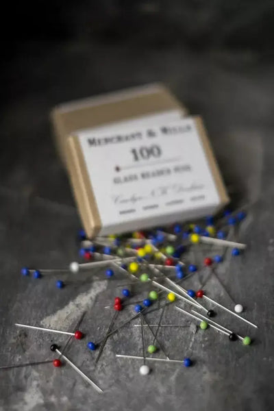 Merchant and Mills - Glass Headed Pins (approx 100)