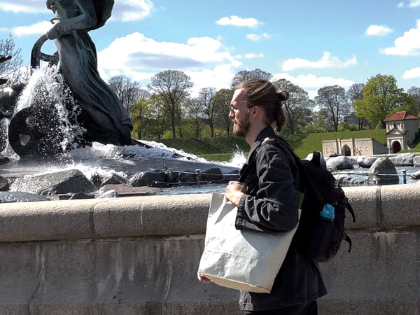 COBAGS Copenhagen Bag Bikezac 2.1 Pannier Bag - Icelandic White